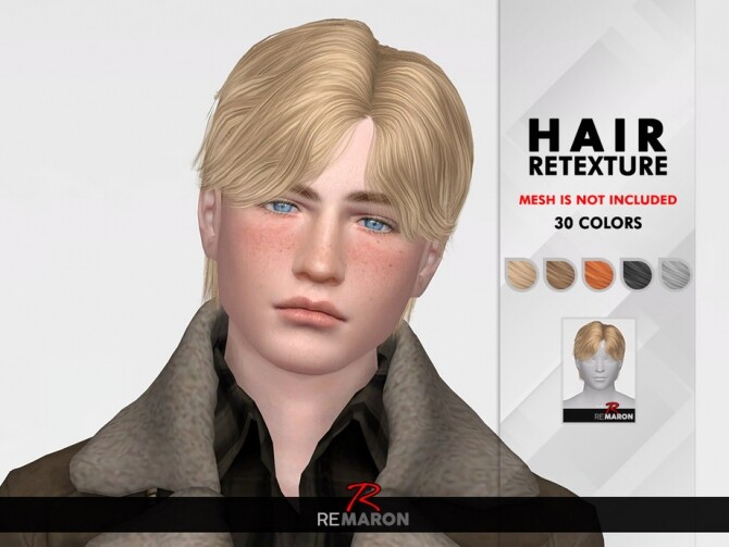 Sims 4 Sagna Hair Retexture by remaron at TSR