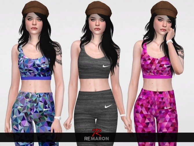 Sims 4 Sport Top for Women 01 by remaron at TSR