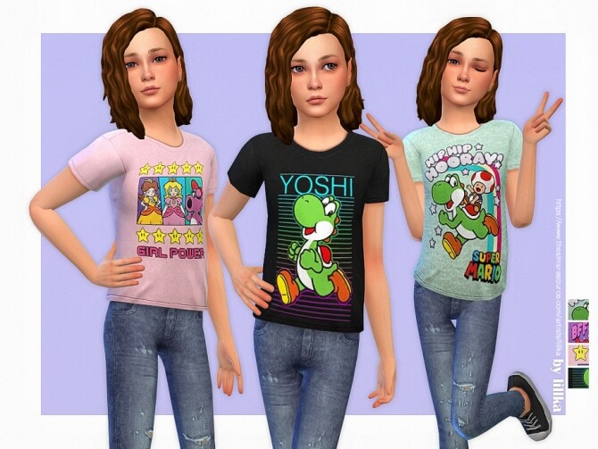 Sims 4 T Shirt Collection GP16 by lillka at TSR