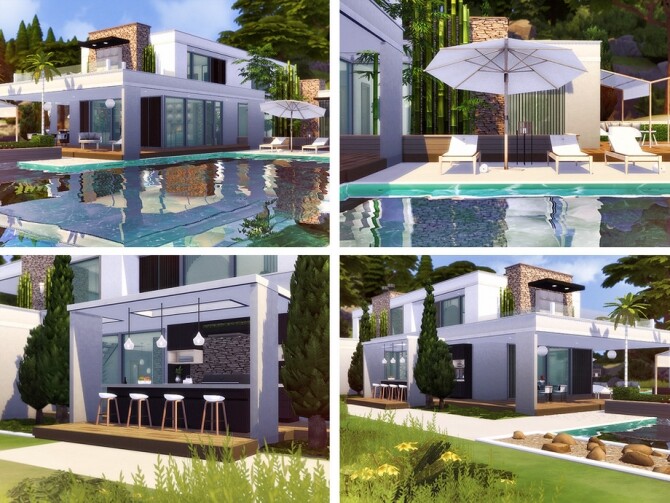 Sims 4 Marciane house by Rirann at TSR