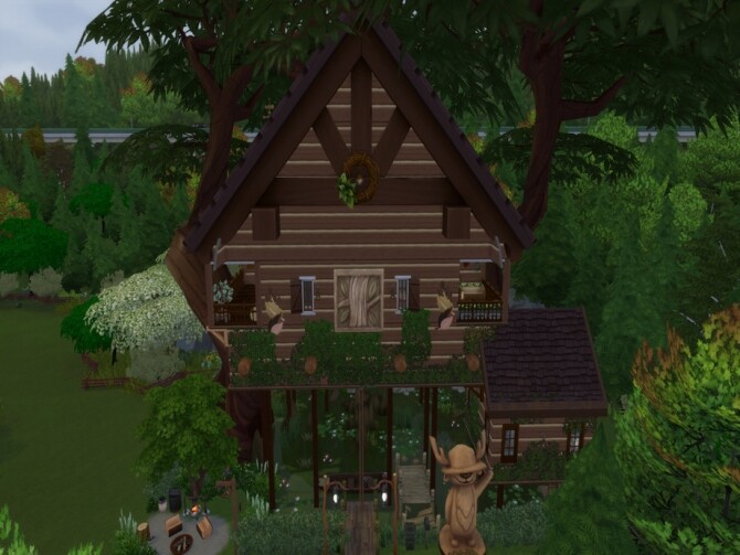 Sims 4 Acorn Cabin by susancho93 at TSR