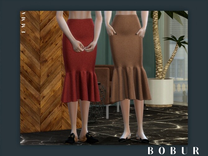 Sims 4 Emma skirt by Bobur3 at TSR
