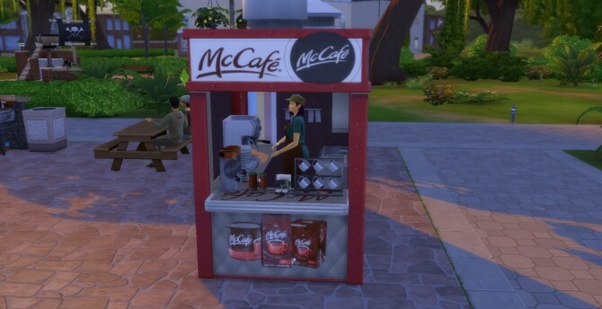 Sims 4 Mc Cafe to go! by ArLi1211 at Mod The Sims