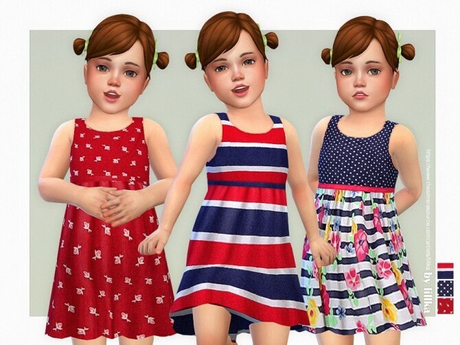 Sims 4 Toddler Dresses Collection P149 by lillka at TSR