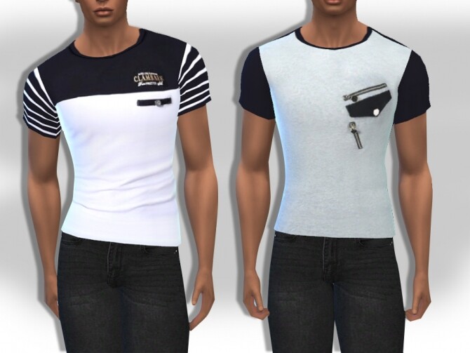 Sims 4 Men Fashion Tops by Saliwa at TSR