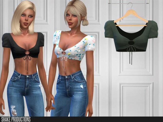 Sims 4 477 Top by ShakeProductions at TSR
