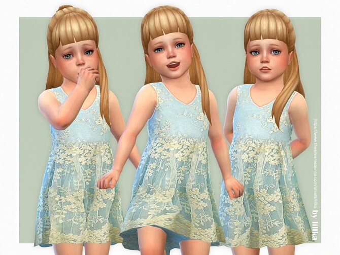 Sims 4 Emma Dress by lillka at TSR