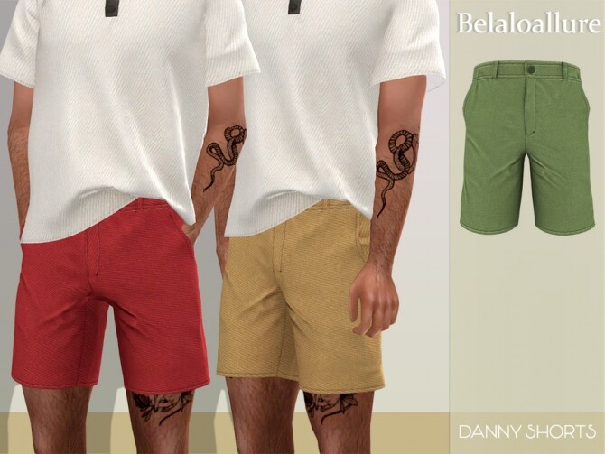 Sims 4 Belaloallure Danny shorts by belal1997 at TSR