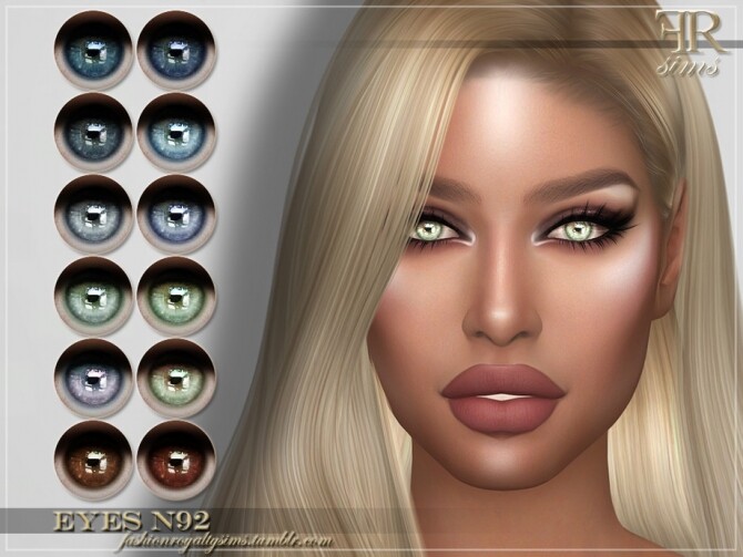 Sims 4 FRS Eyes N92 by FashionRoyaltySims at TSR