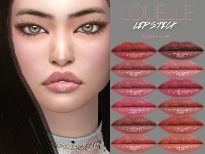 Sims 4 IMF Louelle Lipstick N.272 by IzzieMcFire at TSR