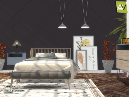 Milla Bedroom by ArtVitalex at TSR