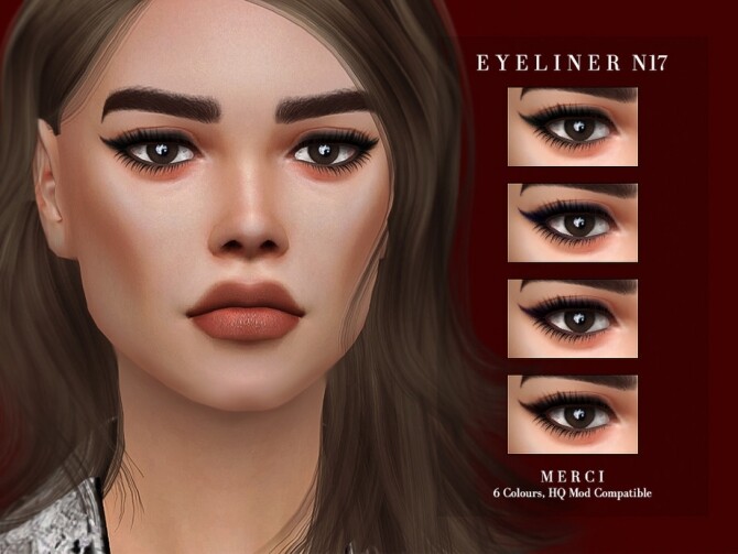 Sims 4 Eyeliner N17 by Merci at TSR