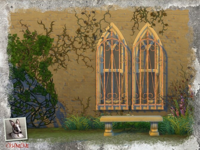 Sims 4 Wrought Iron Window Decor by Cyclonesue at TSR
