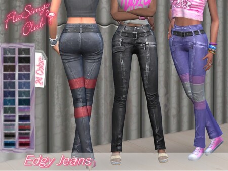 Edgy Jeans by FlaSimgo Club at TSR