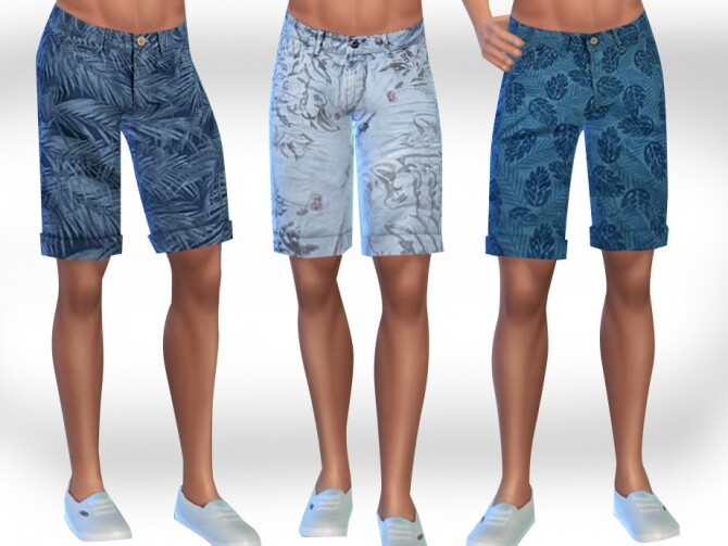 Sims 4 Summer Style Casual Mesh Shorts by Saliwa at TSR