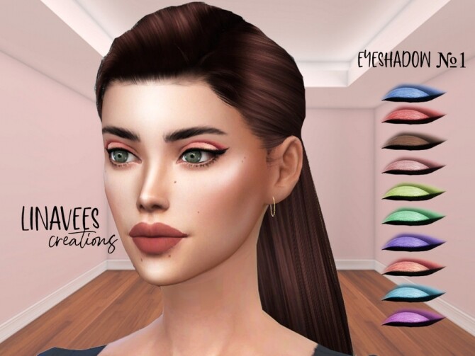 Sims 4 Eyeshadow Vol.1 by linavees at TSR