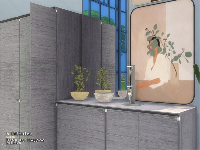 Sims 4 Danberry Hallway by ArtVitalex at TSR