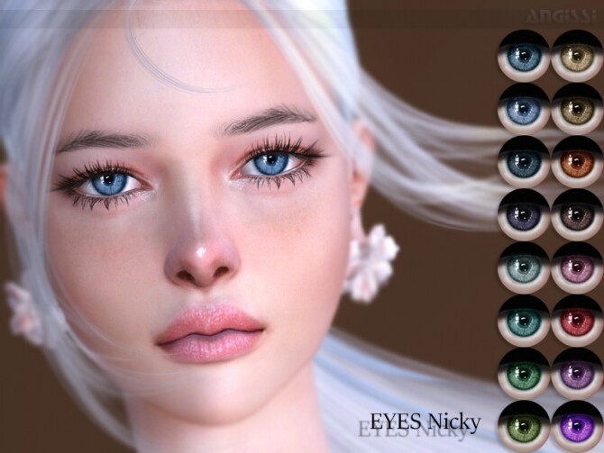 Sims 4 Nicky eyes by ANGISSI at TSR