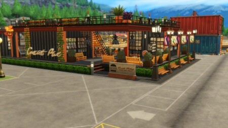 Industrial style food park by simbunnyRT at Mod The Sims