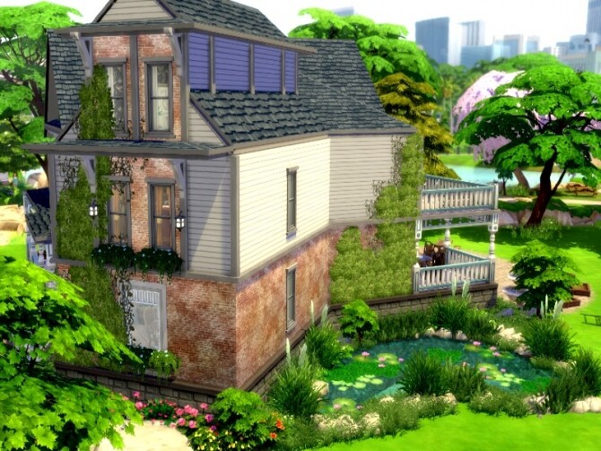 Sims 4 Detroit Victorian Mansion by GenkaiHaretsu at TSR