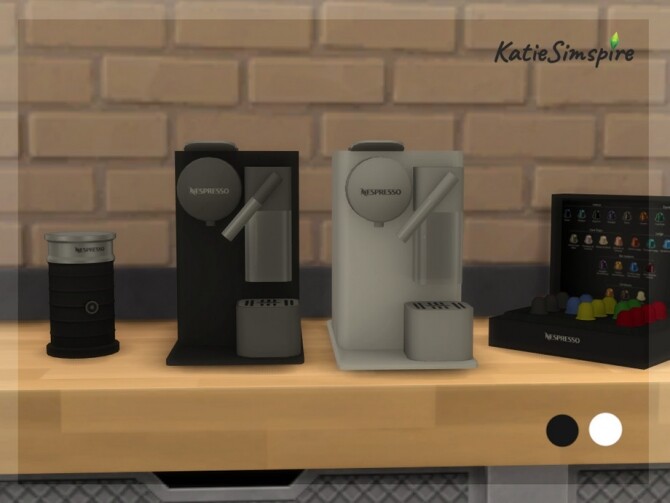 Sims 4 Nespresso set by Katiesimspire at TSR