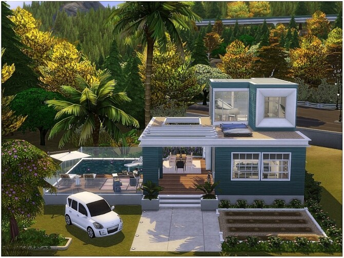 Sims 4 Meadow View House by lotsbymanal at TSR