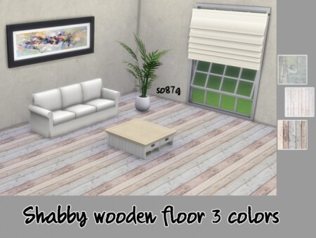 Shabby wooden floor by so87g at TSR