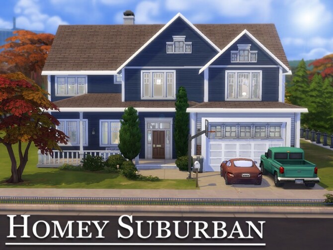 Sims 4 Homey Suburban by vmr394 at TSR