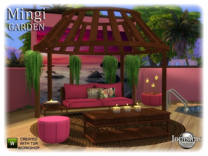 Sims 4 Mingi Garden by  jomsims at TSR