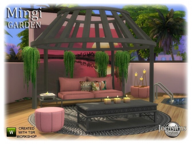 Sims 4 Mingi Garden by  jomsims at TSR