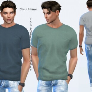 Etnic themed shirt for ya males at Poodsy » Sims 4 Updates