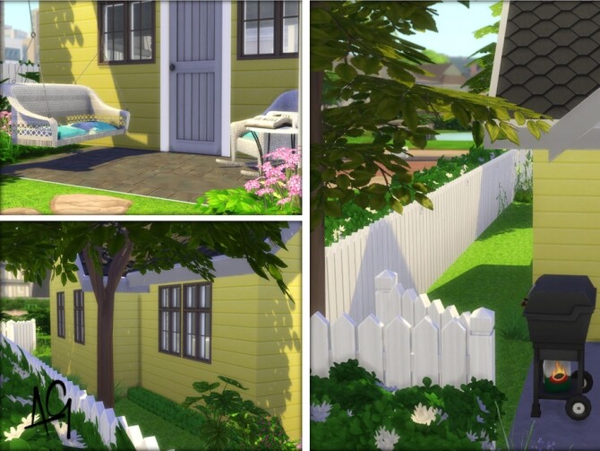Sims 4 La Petite Living by ALGbuilds at TSR