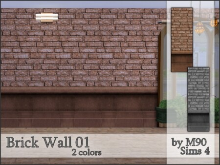 M90 Brick Wall 01 by Mircia90 at TSR
