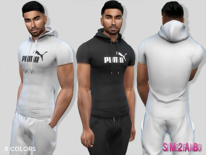 Sims 4 405 Short Sleeve Hoodie by sims2fanbg at TSR