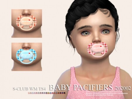 Baby Pacifiers 202002 by S-Club WM at TSR