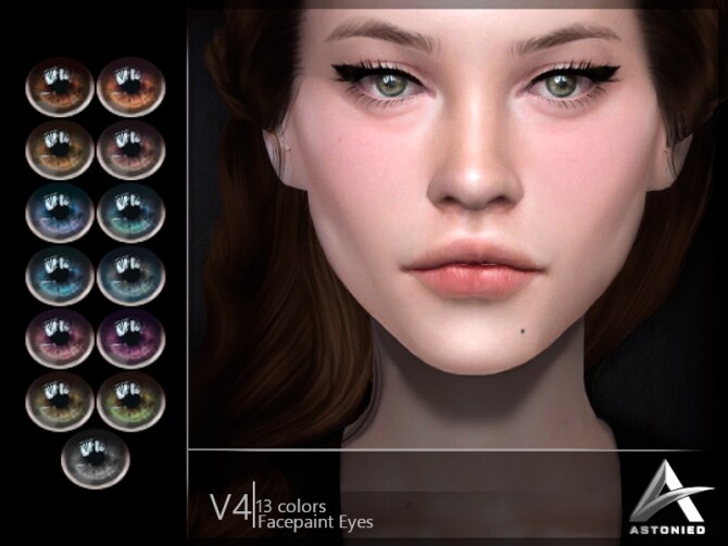 Sims 4 Eyes V4 by Astonied at TSR