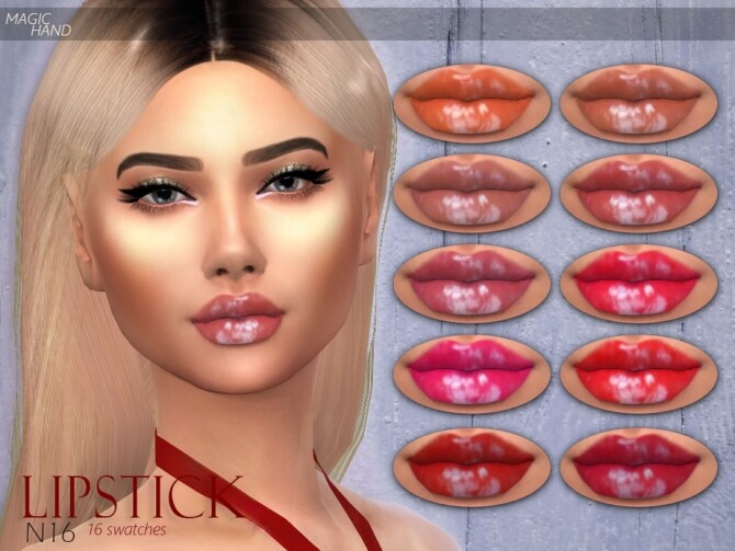 Sims 4 Lipstick N16 by MagicHand at TSR