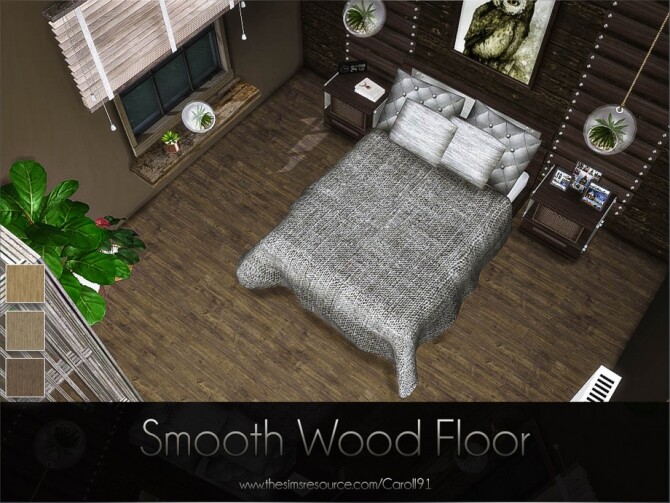 Sims 4 Smooth Wood Floor by Caroll91 at TSR