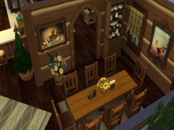 Sims 4 Acorn Cabin by susancho93 at TSR