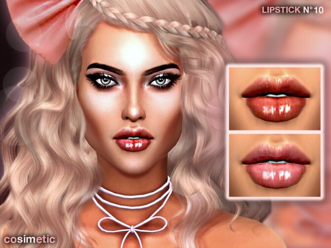 Sims 4 Lipstick N10 by cosimetic at TSR
