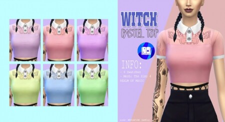 Witch pastel top at Kass