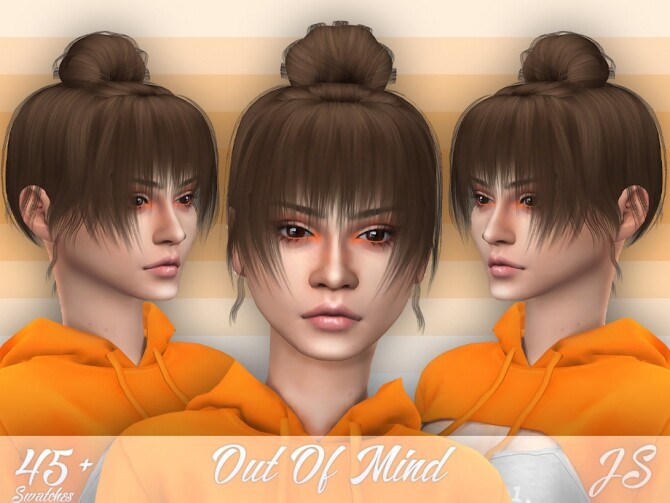 Sims 4 Out Of Mind Hairstyle by JavaSims at TSR