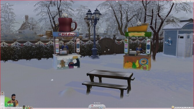 Sims 4 Functionable Sims 3 Winter and Autumn Stands Conversion by AlexCroft at Mod The Sims