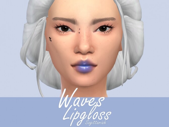 Sims 4 Waves Lipgloss by Sagittariah at TSR