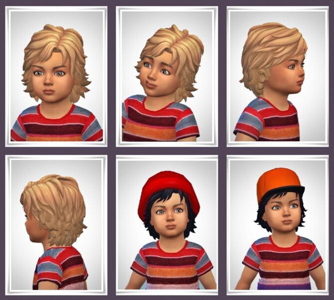 Sims 4 Robby Toddler Hair at Birksches Sims Blog