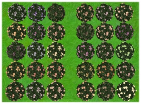 Yummy Dinner Plate Hibiscus Bush by Wykkyd at Mod The Sims