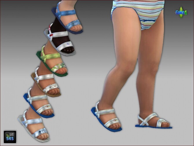 Sims 4 Onesies and sandals for toddler boys at Arte Della Vita
