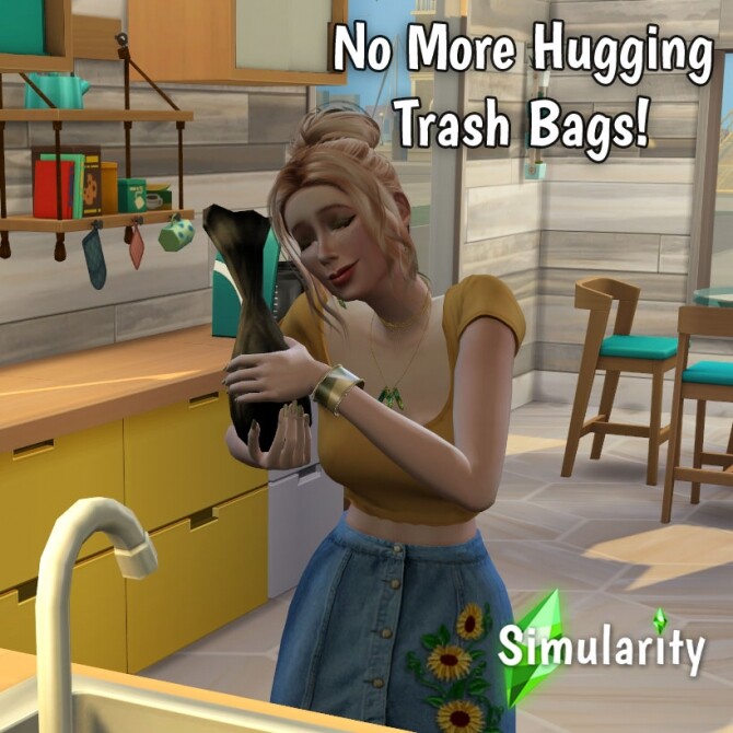 Sims 4 No More Hugging Trash Bags by Simularity at Mod The Sims