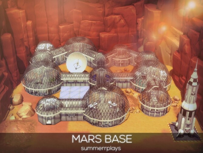 Sims 4 Mars Base by Summerr Plays at TSR