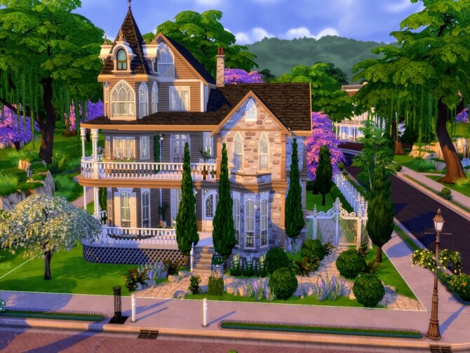 Sims 4 Victorian Mansion V3 by LJaneP6 at TSR